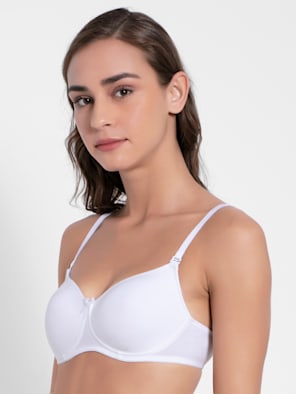 Jockey Women's Padded Cotton Elastane Stretch Full Coverage Multiway  Styling Bra – Online Shopping site in India