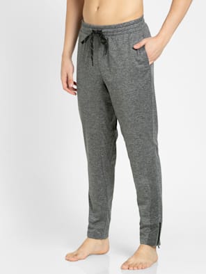 Buy Grey Melange  Black Track Pants for Men by Jockey Online  Ajiocom