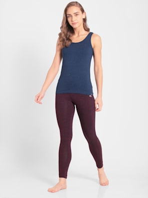 Jockey Women's Super Combed Cotton Elastane Stretch Printed Yoga Pants –  Online Shopping site in India