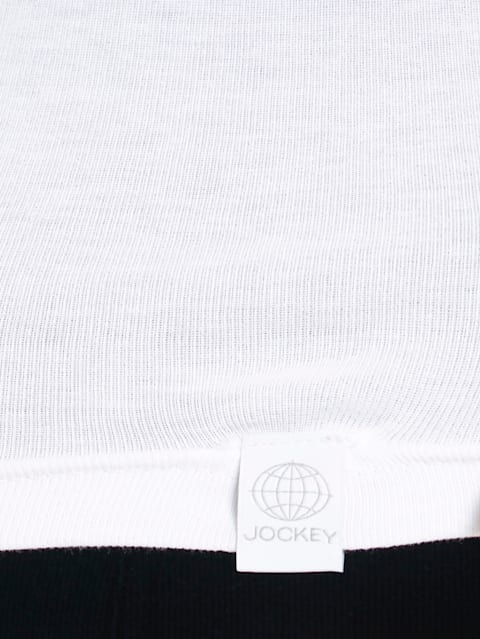 White Ultra-soft Deep Round Neck Sleeveless Vest for Men IC13 | Jockey ...