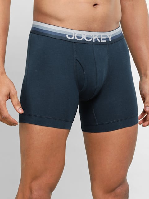Jockey Mens Super Combed Cotton Elastane Stretch Ultrasoft Waistband Solid  Trunk US60  Online Shopping site in India