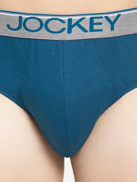 Buy Jockey Men's Seaport Teal Solid Cotton Boxer Briefs Online at Best  Prices in India - JioMart.