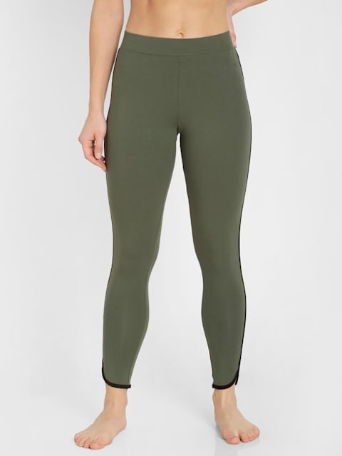DryMove™ Pocket-detail Sports Leggings - Light khaki green - Ladies | H&M US