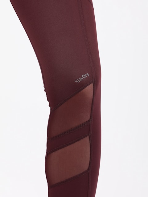 Buy Women's Microfiber Elastane Stretch Performance Leggings with  Breathable Mesh and Stay Dry Technology - Wine Tasting MW38