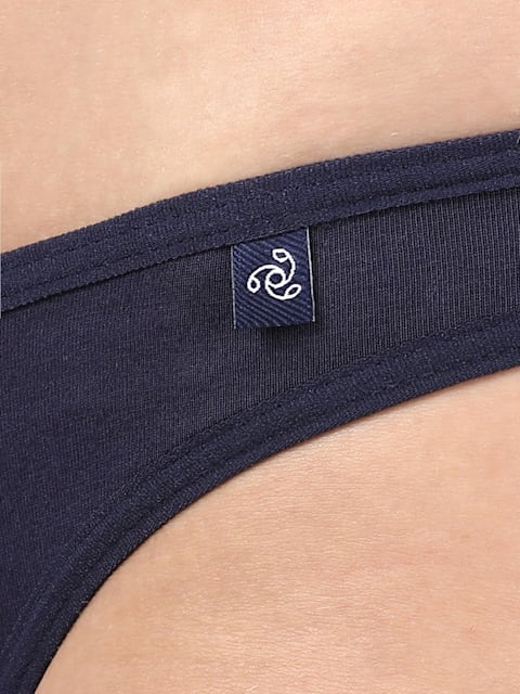 Buy Women's Super Combed Cotton Elastane Stretch Low Waist Bikini With  Concealed Waistband and StayFresh Treatment - Classic Navy SS02