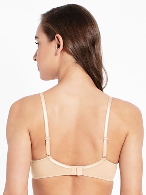 Buy Women's Wirefree Non Padded Super Combed Cotton Elastane Stretch Full  Coverage Everyday Bra with Contoured Shaper Panel and Adjustable Straps -  Skin 1250