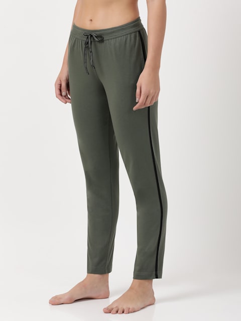 Buy Women's Super Combed Cotton Rich Relaxed Fit Trackpants With