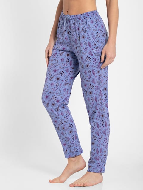 Buy Jockey Womens Micro Modal Cotton Relaxed Fit Printed Pyjama Colors   Prints May VaryStyleRX09Infinity BlueS at Amazonin