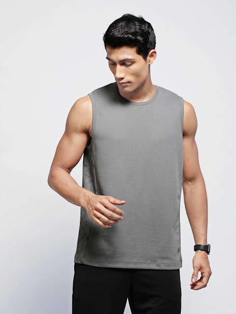 Men's Hemp and Organic Cotton Sleeveless T-shirt, Muscle Shirt