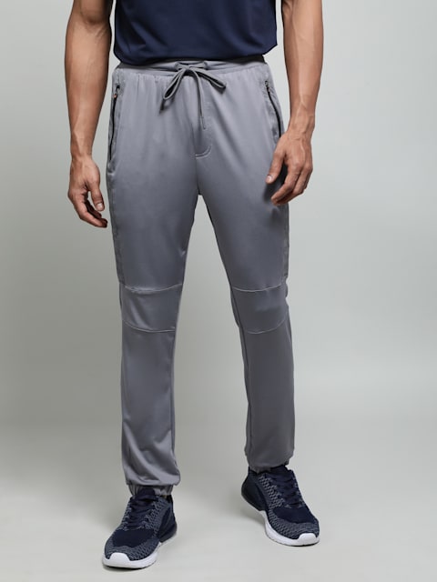 Buy Men's Super Combed Cotton Rich Straight Fit Trackpants with Side and  Back Pockets - Navy & Neon Blue 9508 | Jockey India