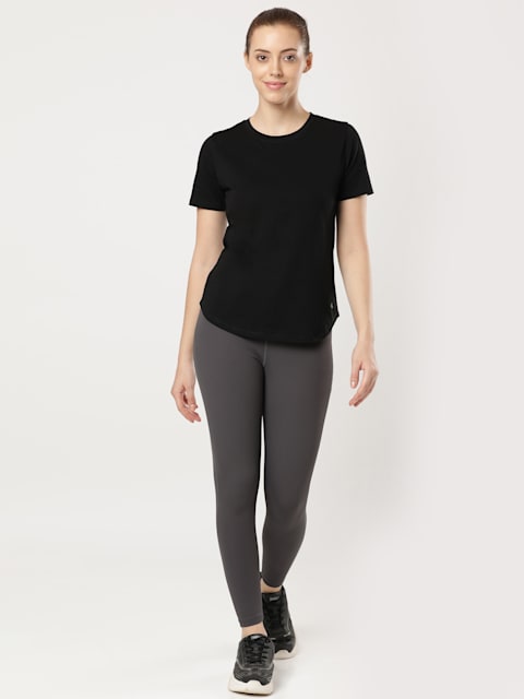 Buy Jockey Anti Microbial Leggings - Forged Iron at Rs.1399 online