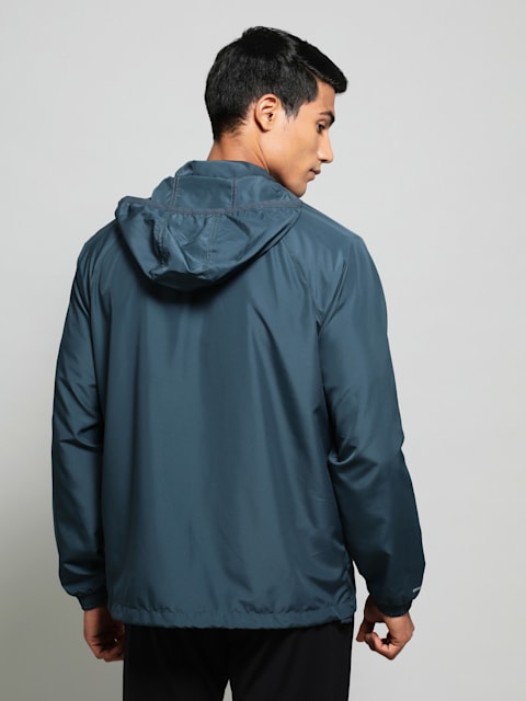 Buy Men's Microfiber Elastane Stretch Solid Performance Hoodie Jacket with  Stay Dry Technology - Graphite MV31 | Jockey India