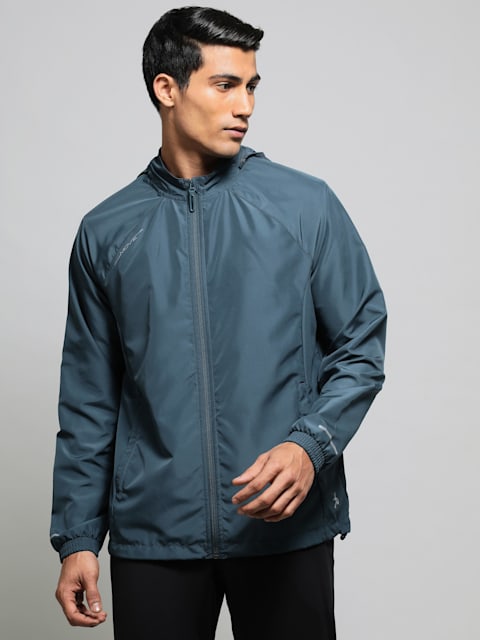 Buy Arrow Sports Men Dark Green High Neck Water Repellant Quilted Jacket -  NNNOW.com
