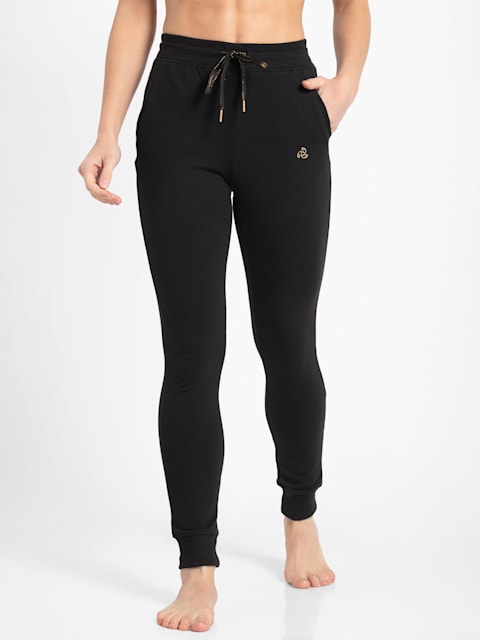 Buy Jockey Women's Slim Fit Track Pants With Side Pocket - Black 2024  Online | ZALORA Philippines