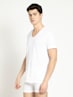 Buy Men's Super Combed Cotton V Neck Half Sleeved Vest with Stay Fresh ...