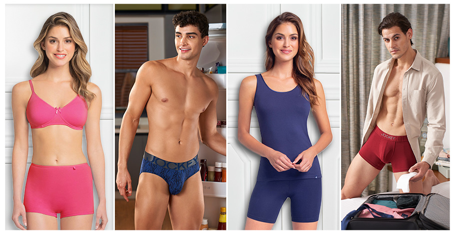 Refresh your innerwear wardrobe with Jockey.