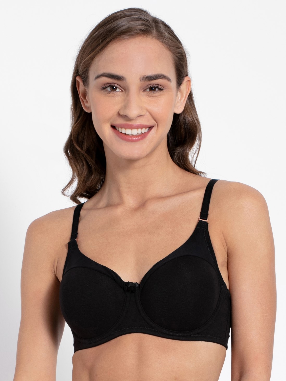 

Jockey Women Black Full Coverage Wired Bra -  - FE38