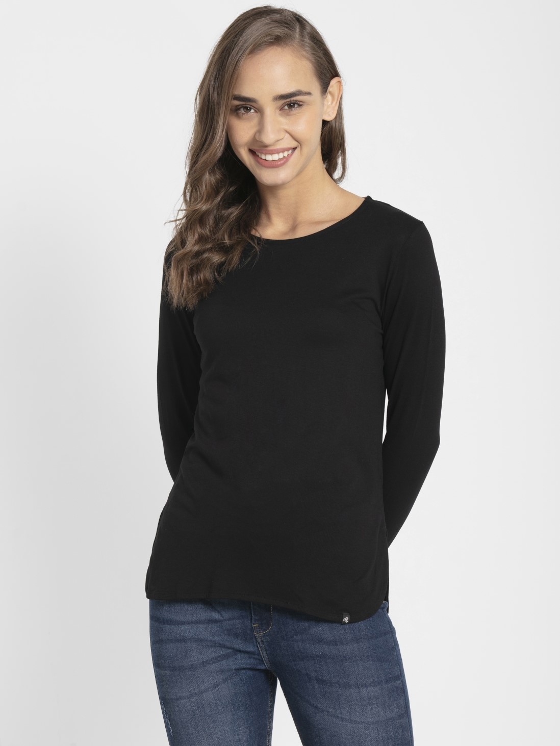 

Jockey Women Black T-Shirt -  - RX21