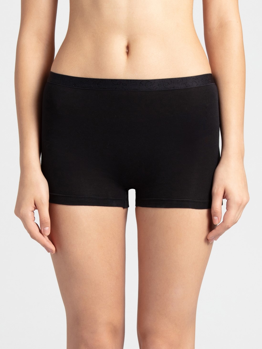 

Jockey Women Black Boy Shorts -  - 3007