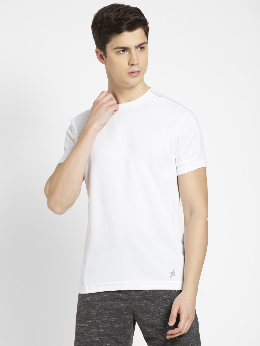 

Jockey Men White T-Shirt -  - MV01