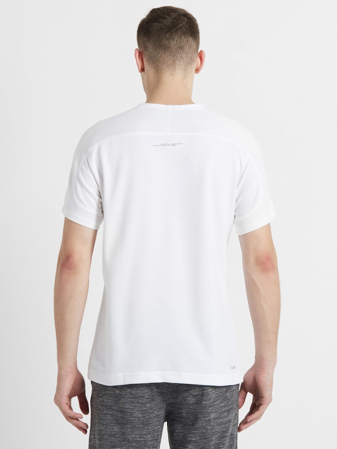 Jockey Men Apparel Tops | White T-Shirt