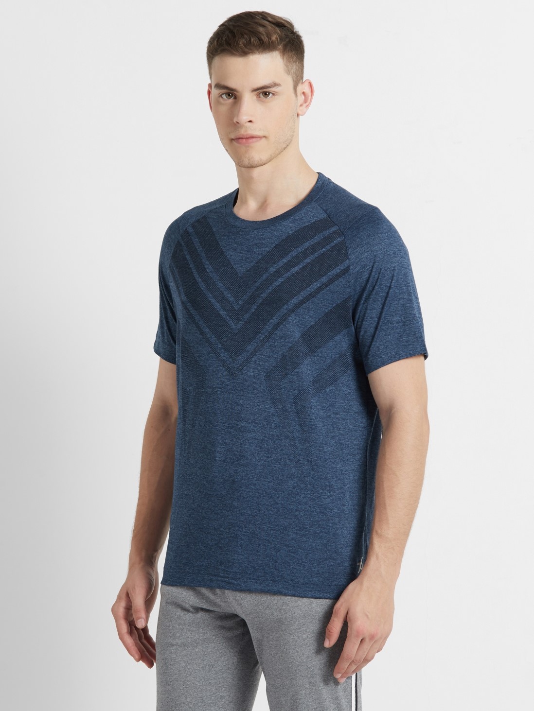 Download Jockey Men Apparel Tops | Navy Melange T-Shirt