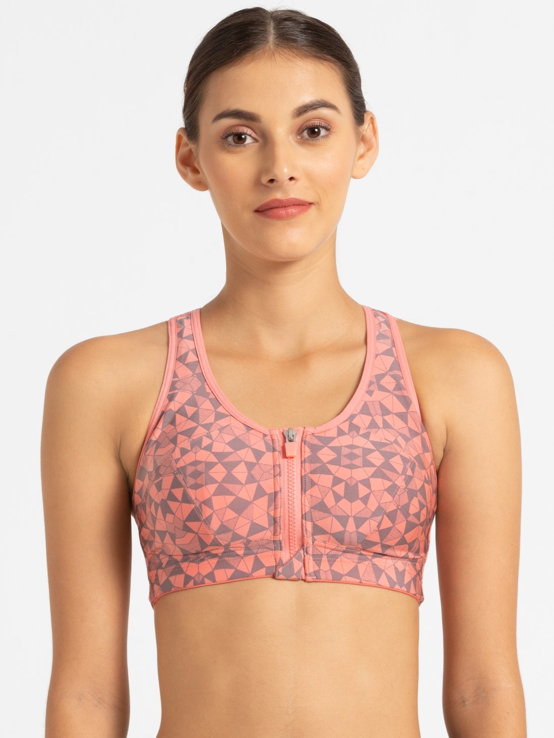 peach sports bra