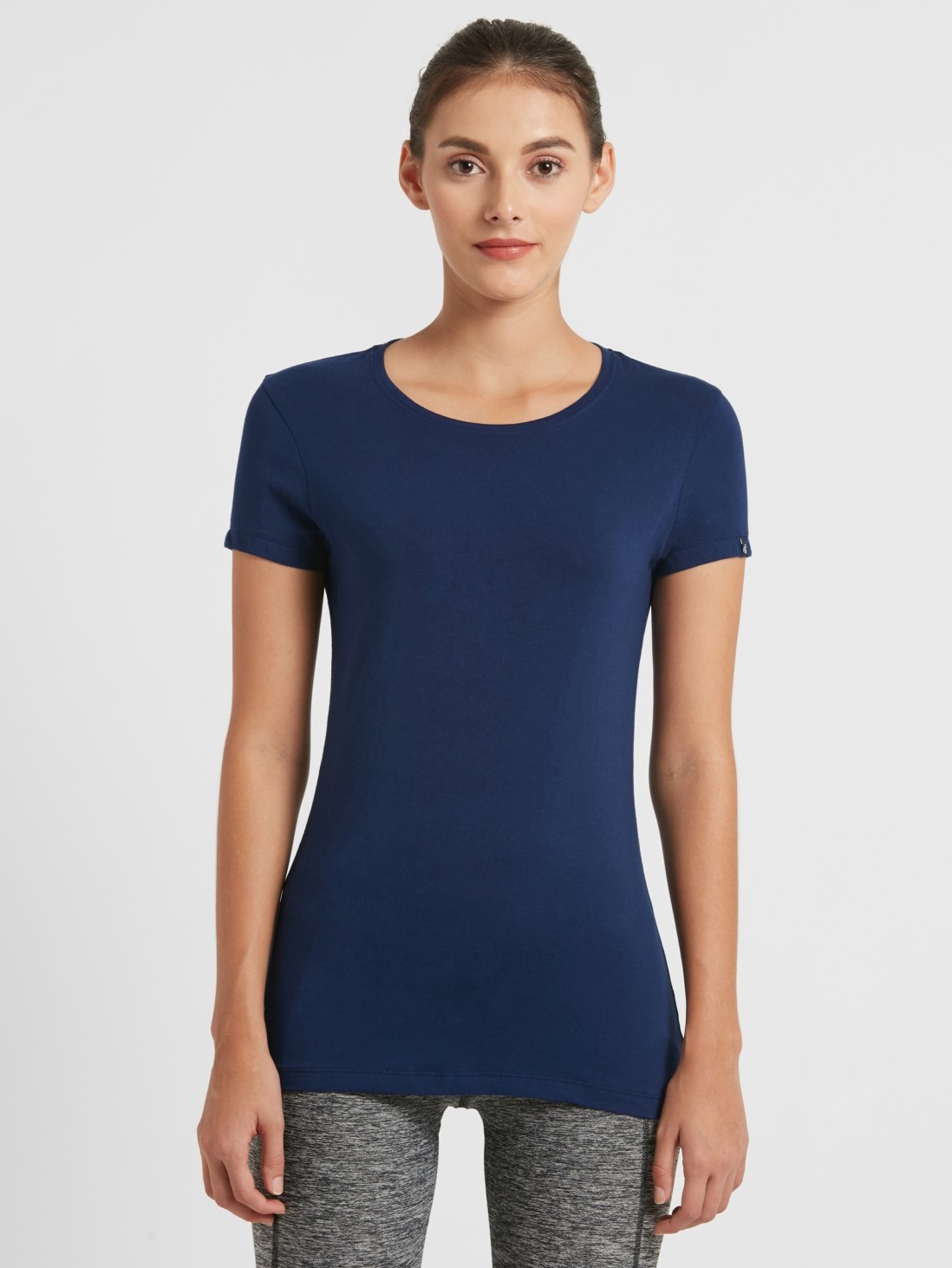 

Jockey Women Imperial Blue Round Neck T-Shirt -  - 1515