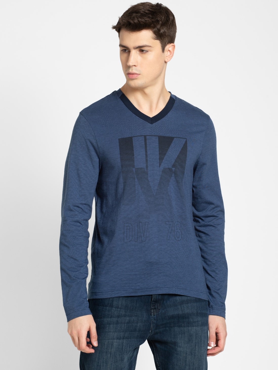 

Jockey Men Jet Navy & Bijou Blue Long Sleeve T-Shirt -  - AM80