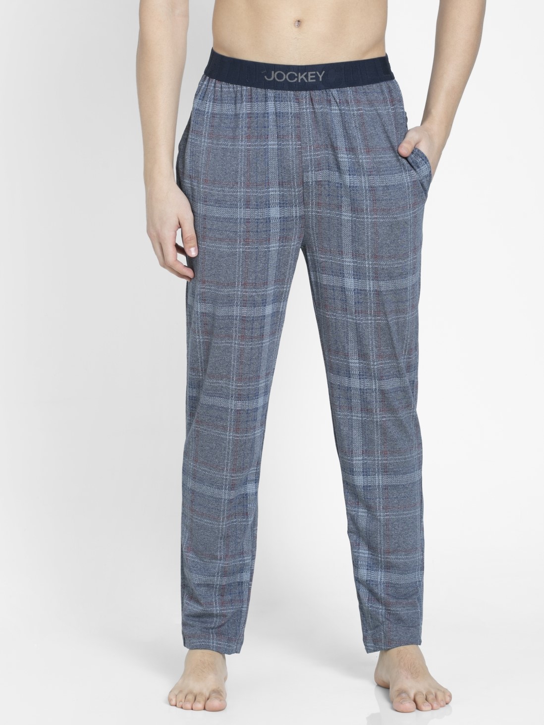 

Jockey Men Mid Blue Des1 Regular Fit Pyjama -  - IM03