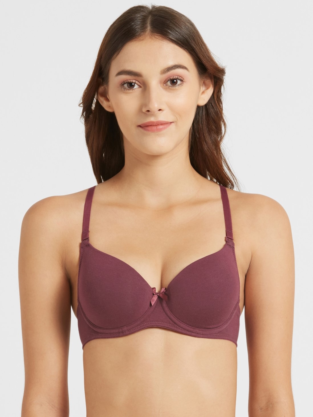 

Jockey Women Prune T-Shirt Bra -  - 1245, Purple