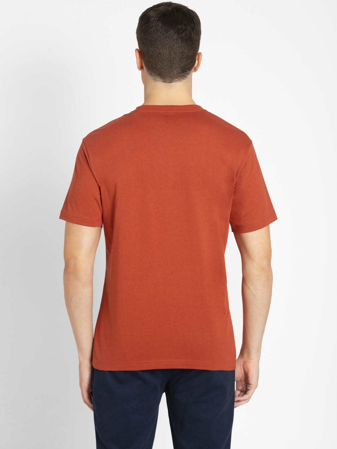 Buy Cinnabar Regular Fit Round Neck Half Sleeve T Shirt For Men 2714 Jockey India