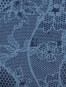 Women's Medium Coverage Soft Touch Microfiber Nylon Elastane Stretch Mid Waist Lace Styled Bikini With StayFresh Treatment - Navy Blazer Printed