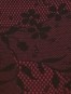 Women's Medium Coverage Soft Touch Microfiber Nylon Elastane Stretch Mid Waist Lace Styled Bikini With StayFresh Treatment - Pink Wine Printed