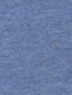 Men's Super Combed Cotton Rich Solid V Neck Half Sleeve T-Shirt - Light Denim Melange