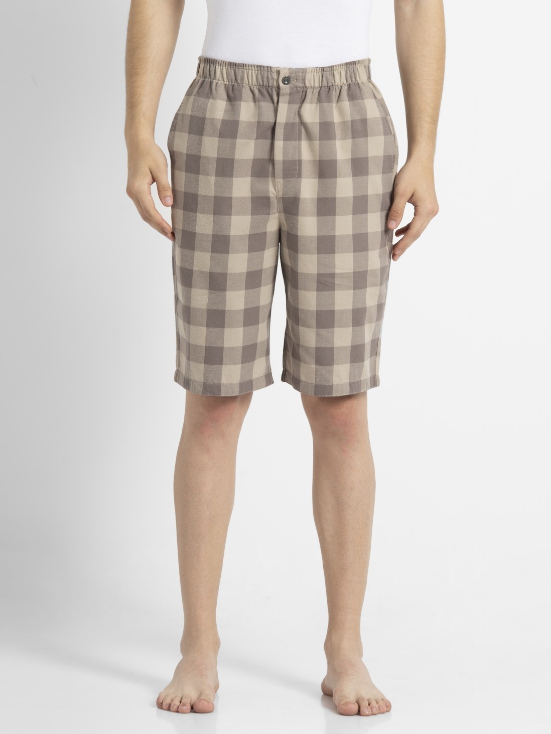 

Jockey Men Khaki & Dark Khaki Woven Bermuda -  - US88, Brown