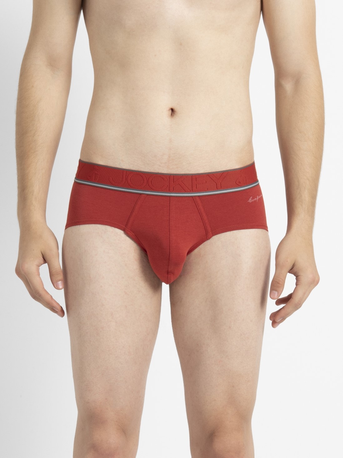 

Jockey Men Cinnabar Brief -  - HG15, Red