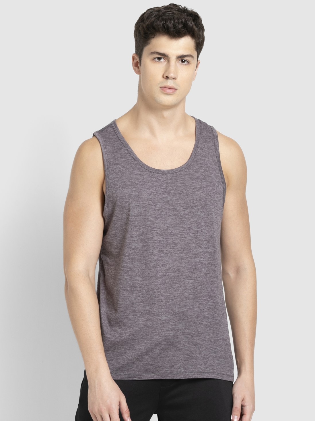 

Jockey Men Steel Grey Tank Top -  - MV07