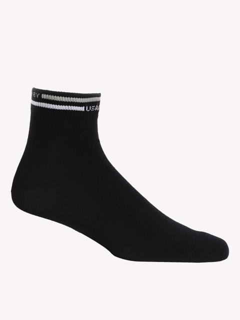 Black Solid Ankle Socks for Men 7002 | Jockey India