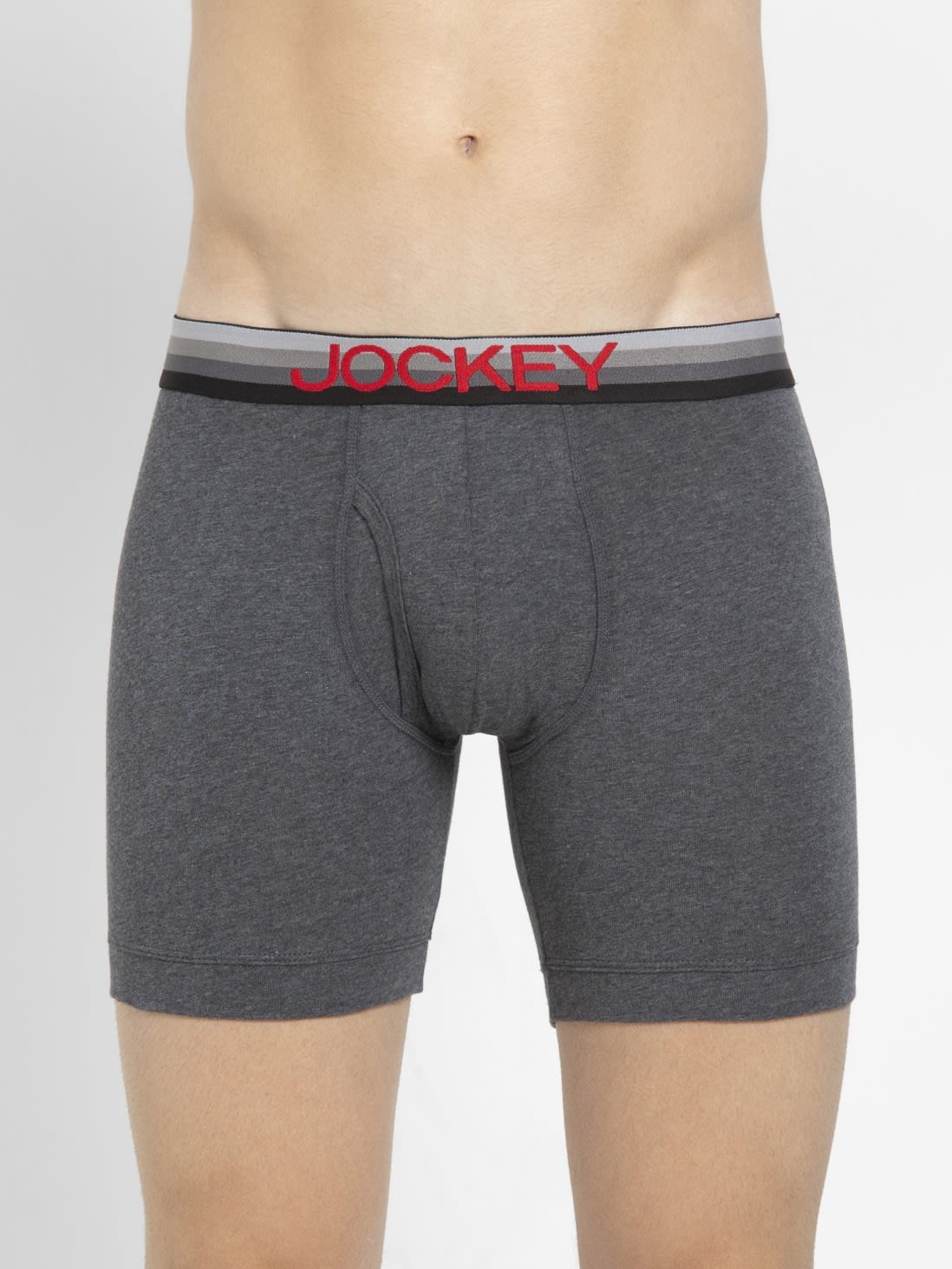 Download Jockey Men Innerwear | Charcoal Melange Boxer Brief