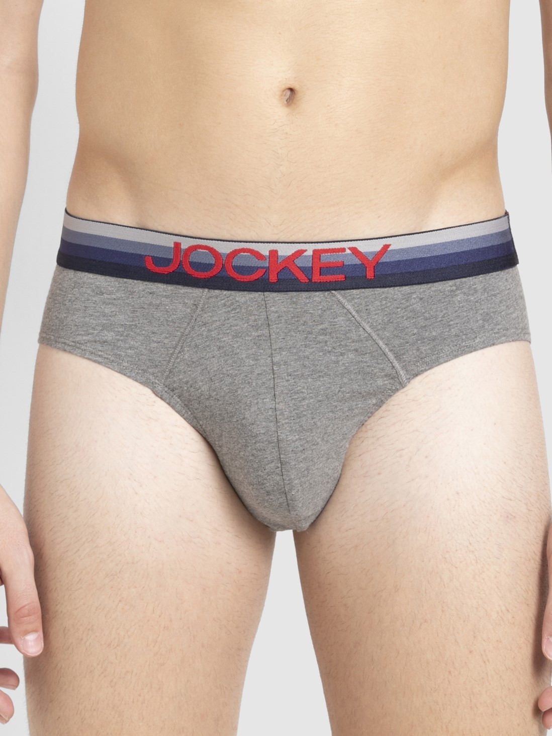 

Jockey Men Mid Grey Melange Bikini Brief -  - US07