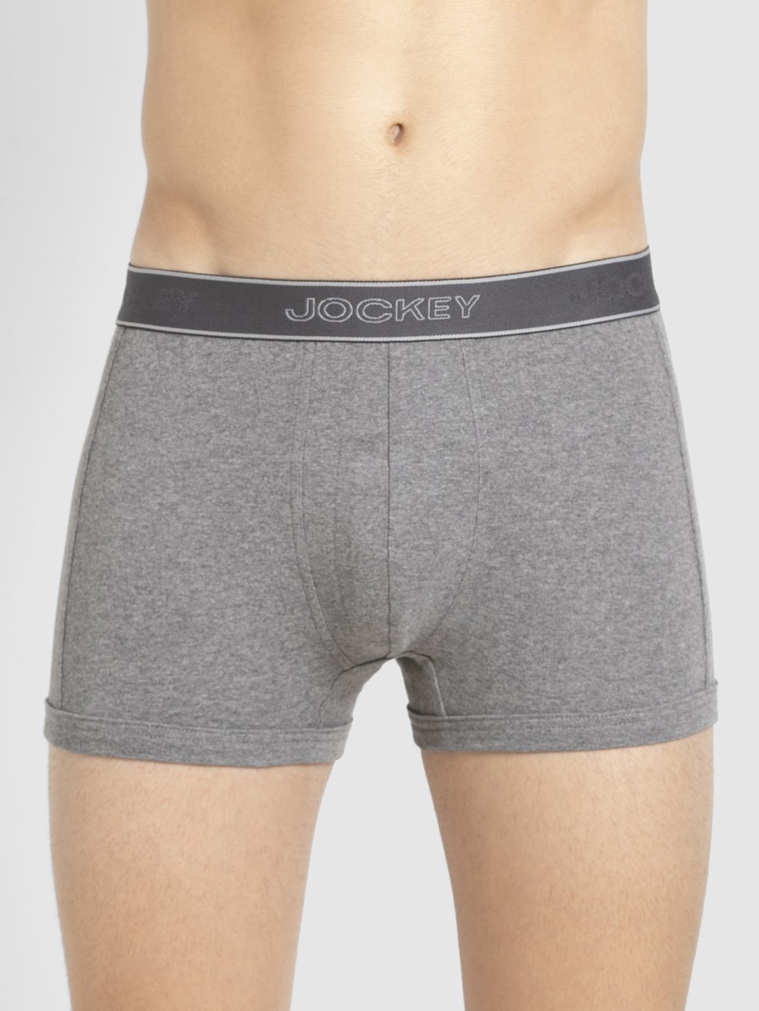 

Jockey Men Mid Grey Melange Modern Trunk -  - 1015