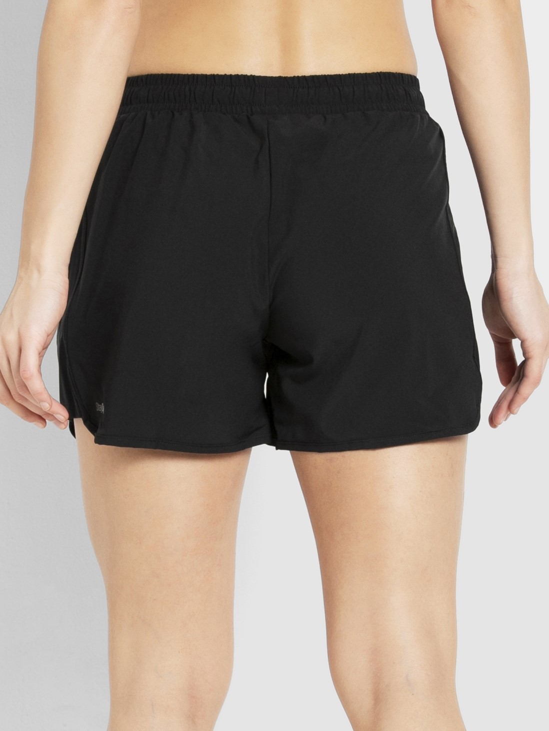 Buy Black Shorts with Pocket & Drawstring Closure for Women MW23 ...