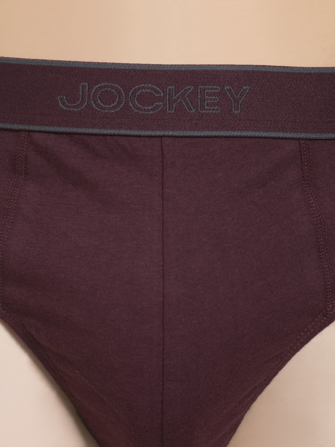 

Jockey Men Mauve Wine Midi Brief Pack of 2 -  - 1010, Purple