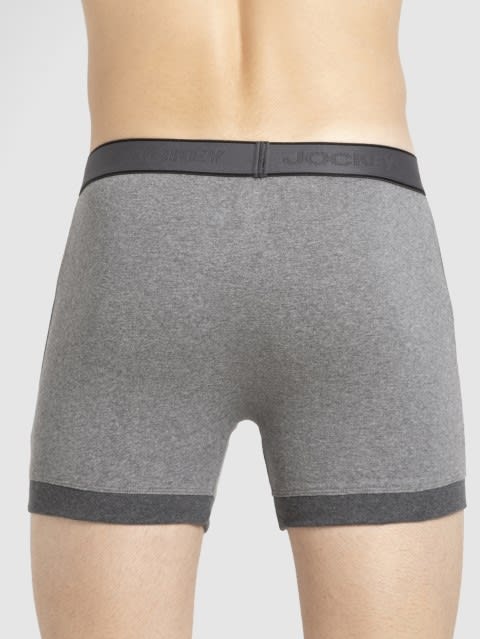 Buy Men Boxer Briefs Underwear 1017 Mid Grey & Charcoal |Jockey India
