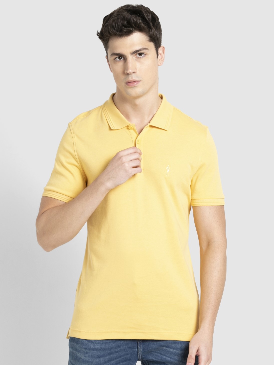 

Jockey Men Corn Silk Polo T-Shirt -  - 3912, Yellow