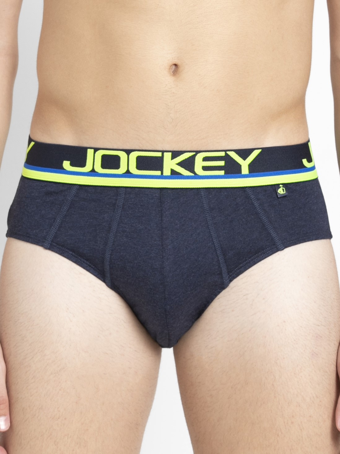 

Jockey Men Ink Blue Melange Bold Brief -  - FP01