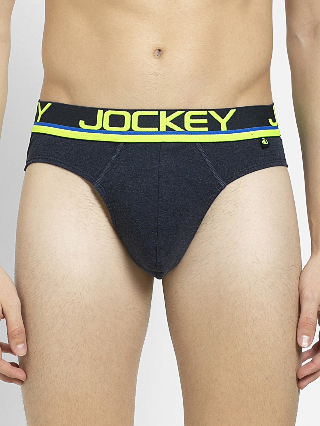 

Jockey Men Ink Blue Melange Modern Brief -  - FP02