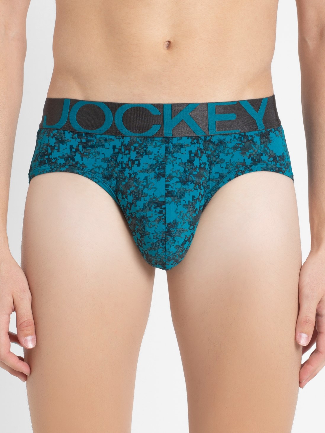 

Jockey Men Ocean Depth Print25 Brief -  - IC29, Blue