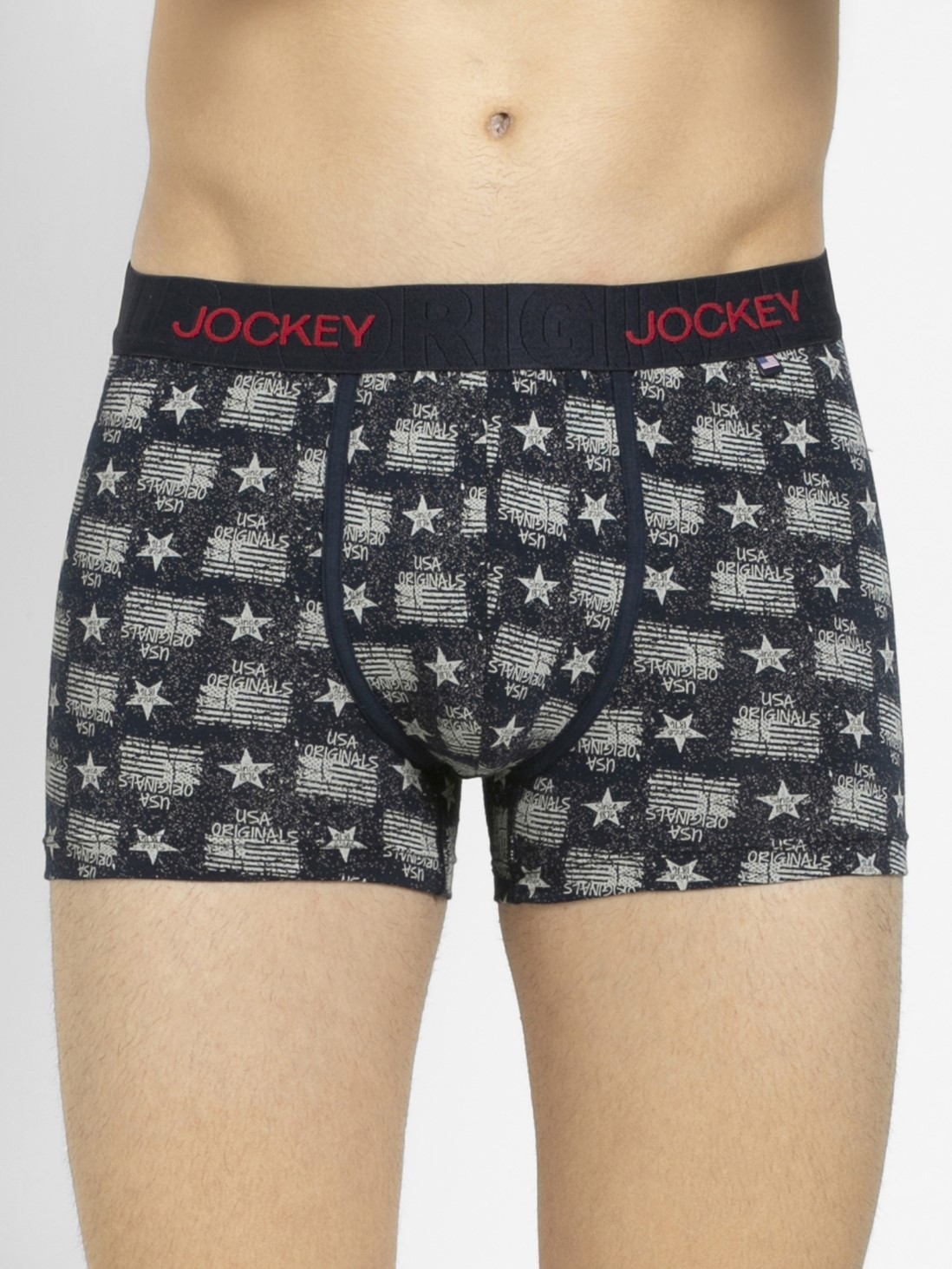 

Jockey Men Navy Print 30 Printed Trunk -  - US63, Blue